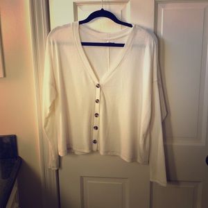 Abercrombie Cozy Button Up